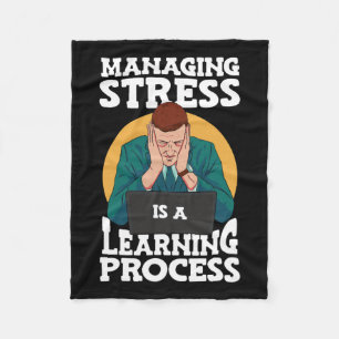 Stressmanagement ist ein Lernprozess Stress bewuss Fleecedecke