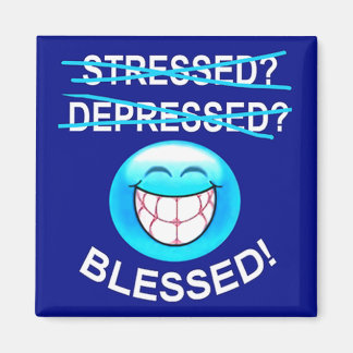 Stresst? Gesegnet! Magnet