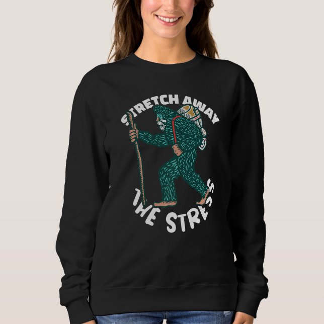 Stretch away the Stress Climber Rock Climbing Boul Sweatshirt (Vorderseite)