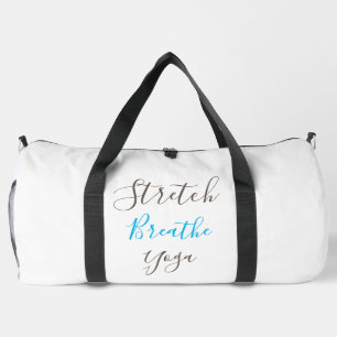 Stretch Breathe Yoga Duffle Bag