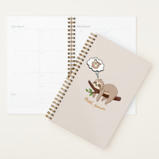 Stretch Tomorrow Sloth Planner | Cozy Minimalist Planer