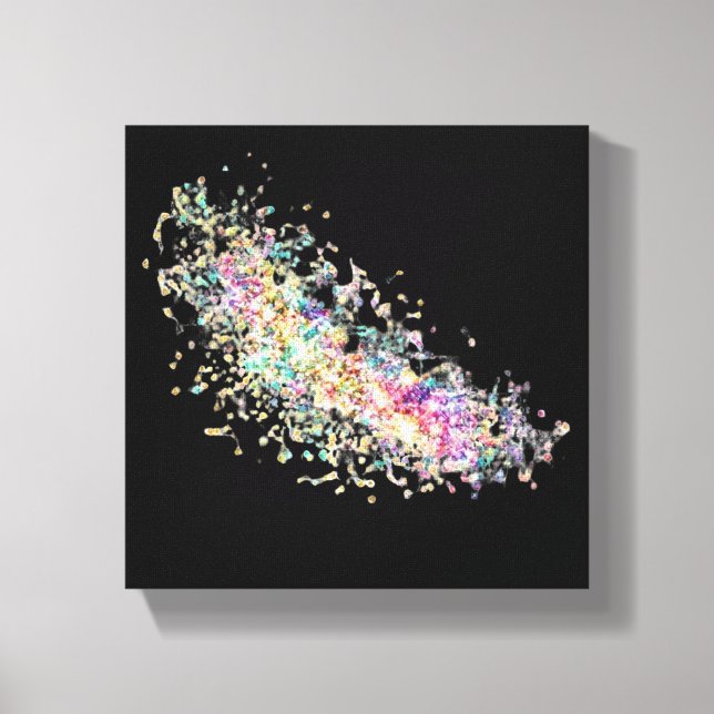 Stretched Canvas Print - Abstrakt Leinwanddruck (Vorderseite)