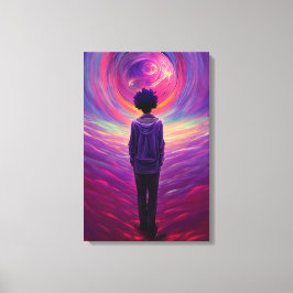 Stretched Canvas Print Art: NDE NDE Tunnel Leinwanddruck