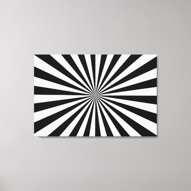 Stretched Canvas Print Black & White Leinwanddruck (Vorderseite)