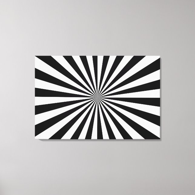 Stretched Canvas Print Black & White Leinwanddruck (Vorderseite)