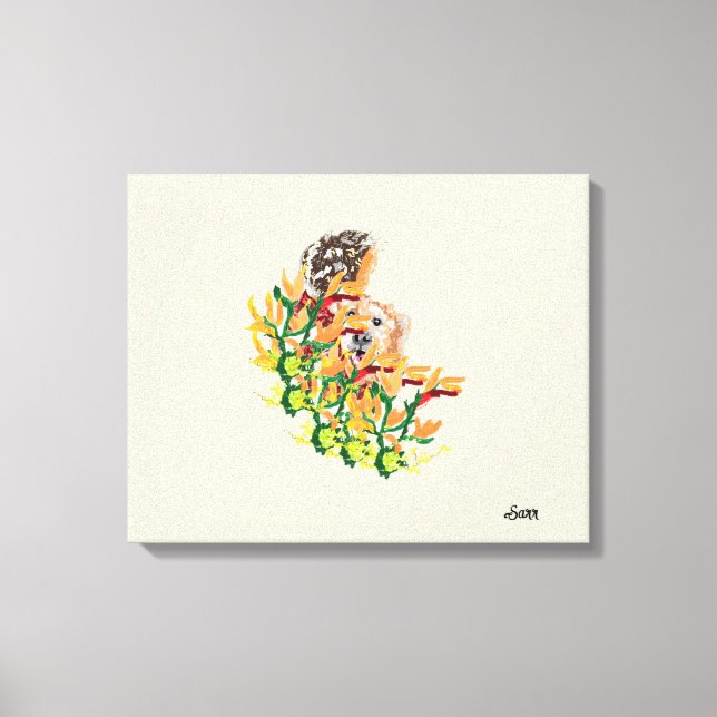 Stretched Canvas Print : Buddies Leinwanddruck (Vorderseite)