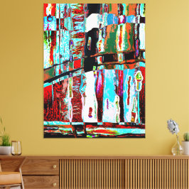 Stretched Canvas Print – Collapse Reflection  Leinwanddruck