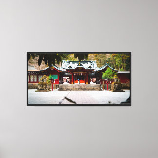 Stretched Canvas Print - Hakone Lake Ashi, Japan Leinwanddruck