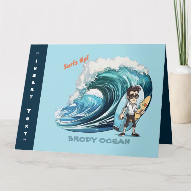 Stretched Canvas Print Karte (Vorderseite)