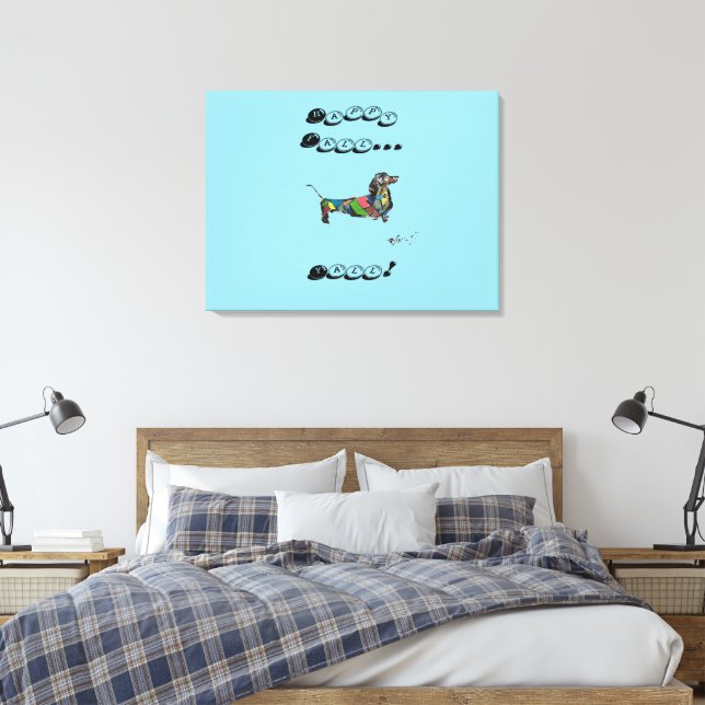 Stretched Canvas Print Leinwanddruck (Insitu (Schlafzimmer))