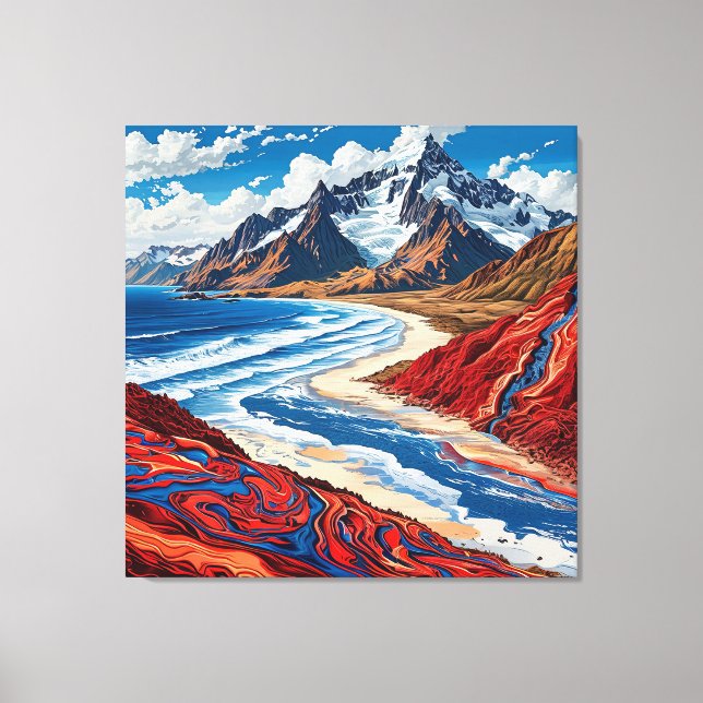 Stretched Canvas Print Leinwanddruck (Vorderseite)