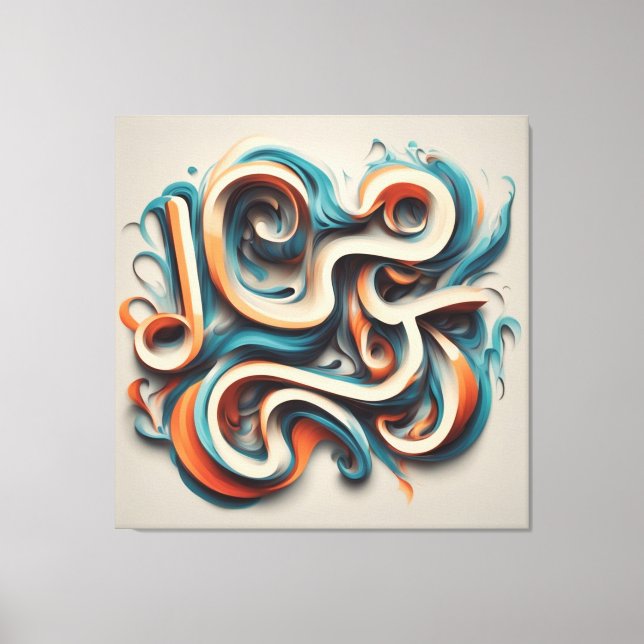 Stretched Canvas Print Leinwanddruck (Vorderseite)
