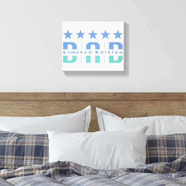 Stretched Canvas Print Leinwanddruck (Insitu (Schlafzimmer))