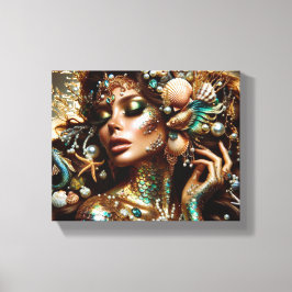 Stretched Canvas Print Mermaid Leinwanddruck