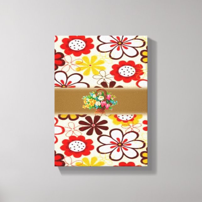 Stretched Canvas Print Mother's Day Floral Leinwanddruck (Vorderseite)
