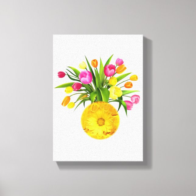 Stretched Canvas Print Mother's Day Floral Leinwanddruck (Vorderseite)
