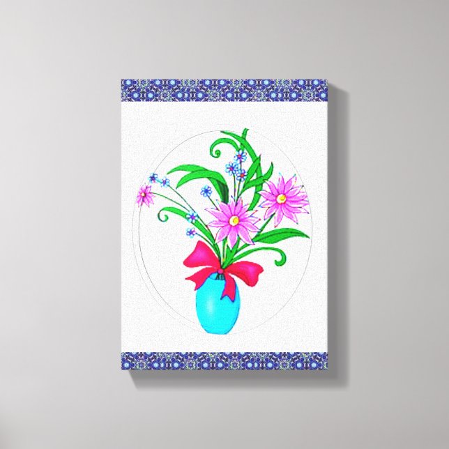 Stretched Canvas Print Mother's Day Floral Leinwanddruck (Vorderseite)