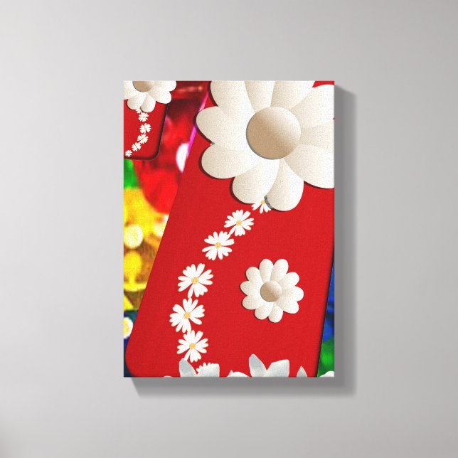 Stretched Canvas Print Mother's Day Floral Leinwanddruck (Vorderseite)
