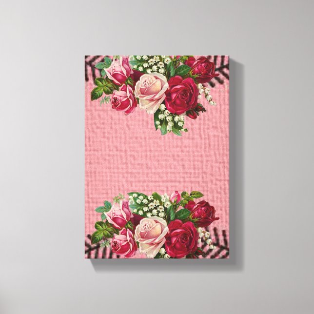 Stretched Canvas Print Mother's Day Floral Leinwanddruck (Vorderseite)