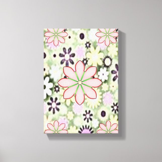 Stretched Canvas Print Mother's Day Floral Leinwanddruck (Vorderseite)
