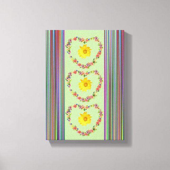Stretched Canvas Print Mother's Day Floral Leinwanddruck (Vorderseite)