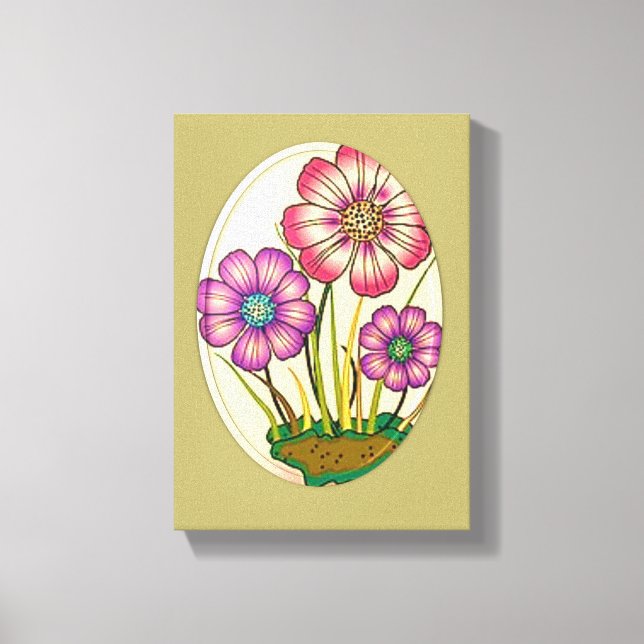 Stretched Canvas Print Mother's Day Floral Leinwanddruck (Vorderseite)