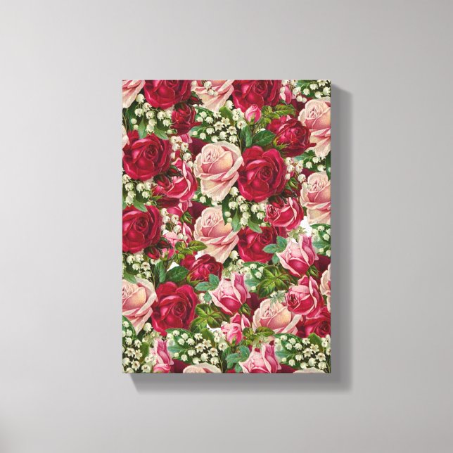 Stretched Canvas Print Mother's Day Floral Leinwanddruck (Vorderseite)