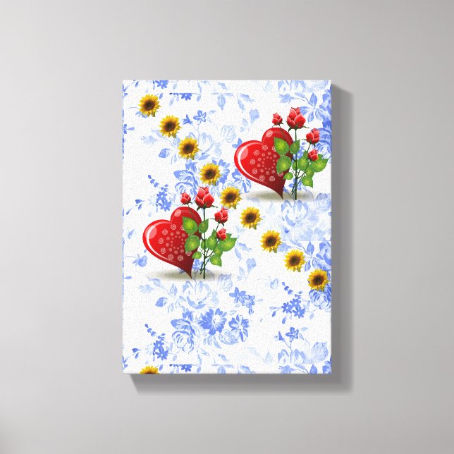 Stretched Canvas Print Mother's Day Floral Leinwanddruck (Vorderseite)
