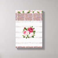 Stretched Canvas Print Mother's Day Floral