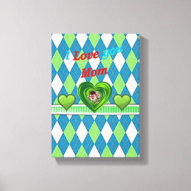 Stretched Canvas Print Mother's Day Leinwand (Vorderseite)