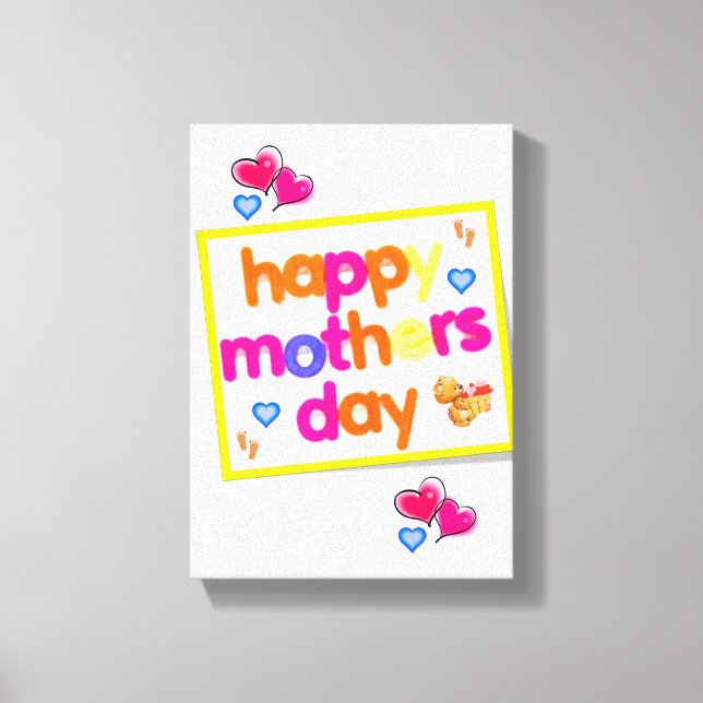 Stretched Canvas Print Mother's Day Leinwand (Vorderseite)