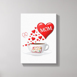 Stretched Canvas Print Mother's Day Leinwand