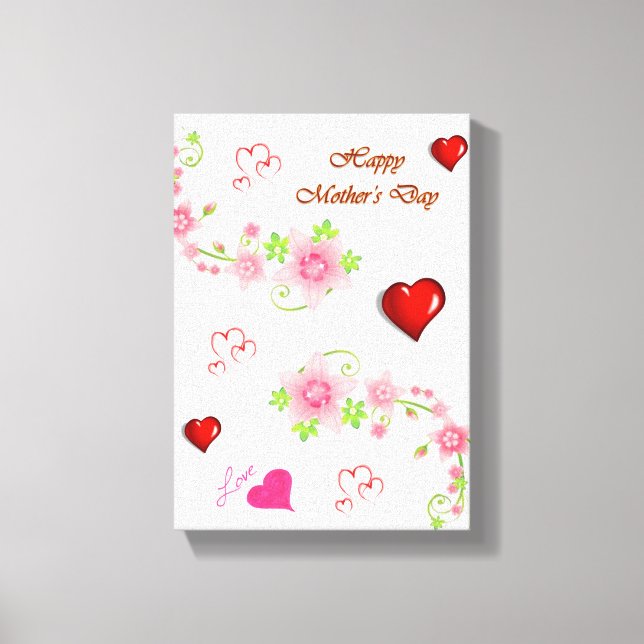Stretched Canvas Print Mother's Day Leinwand (Vorderseite)