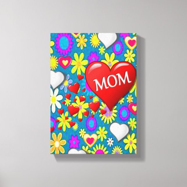 Stretched Canvas Print Mother's Day Leinwand (Vorderseite)