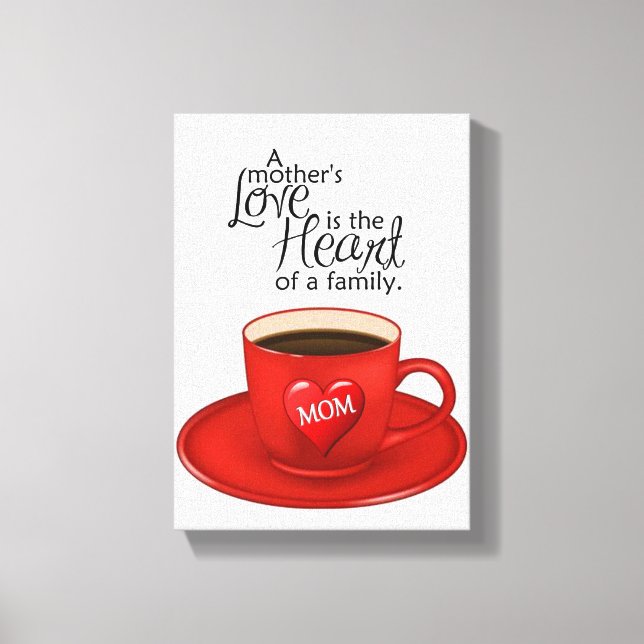Stretched Canvas Print Mother's Day Leinwand (Vorderseite)