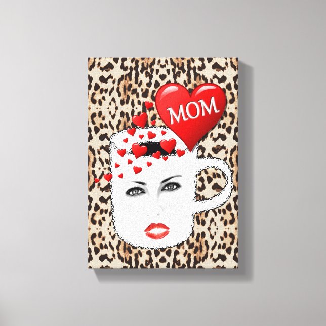 Stretched Canvas Print Mother's Day Leinwand (Vorderseite)