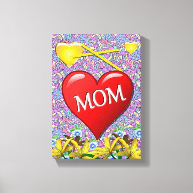 Stretched Canvas Print Mother's Day Leinwand (Vorderseite)