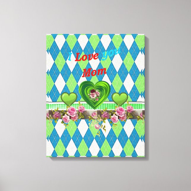 Stretched Canvas Print Mother's Day Leinwand (Vorderseite)