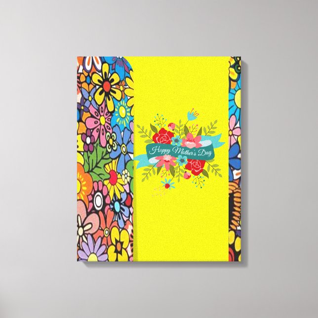 Stretched Canvas Print Mother's Day Leinwand (Vorderseite)