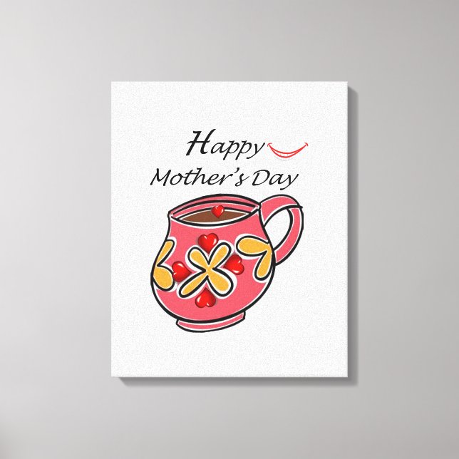 Stretched Canvas Print Mother's Day Leinwand (Vorderseite)
