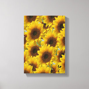 Stretched Canvas Print Mother's Day Sonnenblume Leinwanddruck