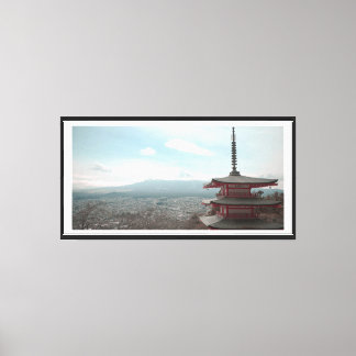 Stretched Canvas Print - Mt Fuji Leinwanddruck