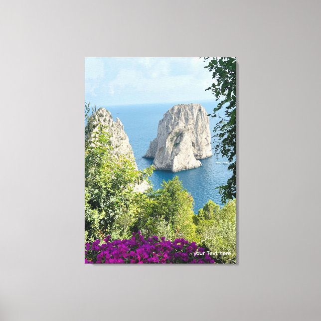 Stretched Canvas Print of Capri, Italy Leinwanddruck (Vorderseite)