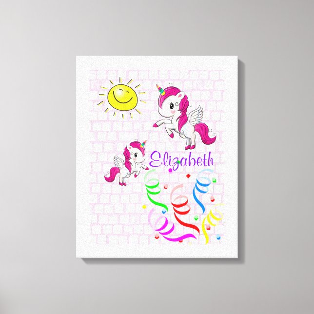 Stretched Canvas Print Pony Sun Leinwanddruck (Vorderseite)
