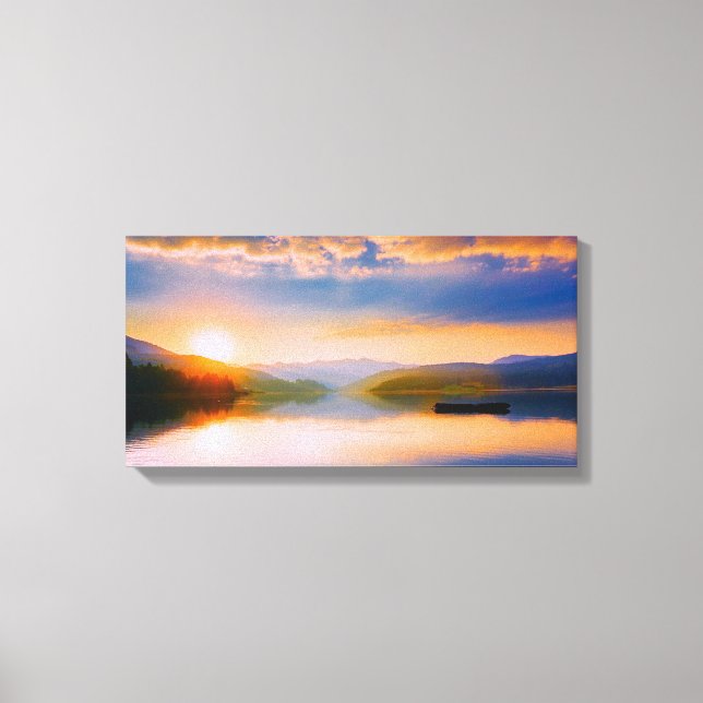 Stretched Canvas Print - Slowenien Leinwanddruck (Vorderseite)