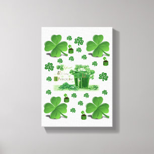 Stretched Canvas Print St. Patrick's Day Leinwanddruck