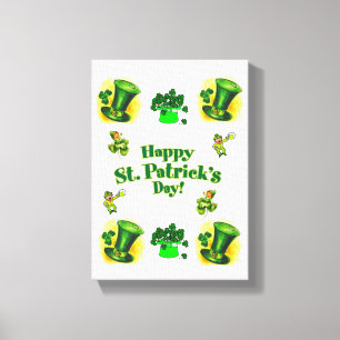 Stretched Canvas Print St. Patrick's Day Leinwanddruck