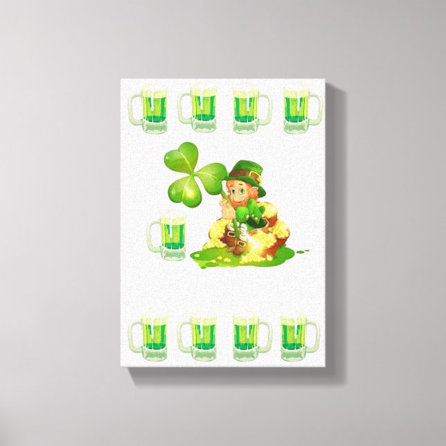 Stretched Canvas Print St. Patrick's Day Leinwanddruck (Vorderseite)