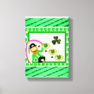 Stretched Canvas Print St. Patrick's Day Leinwanddruck