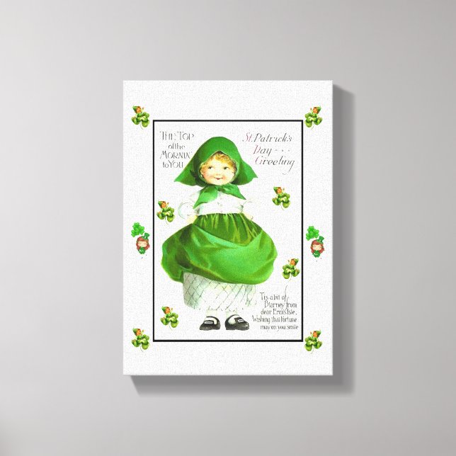 Stretched Canvas Print St. Patrick's Day Leinwanddruck (Vorderseite)